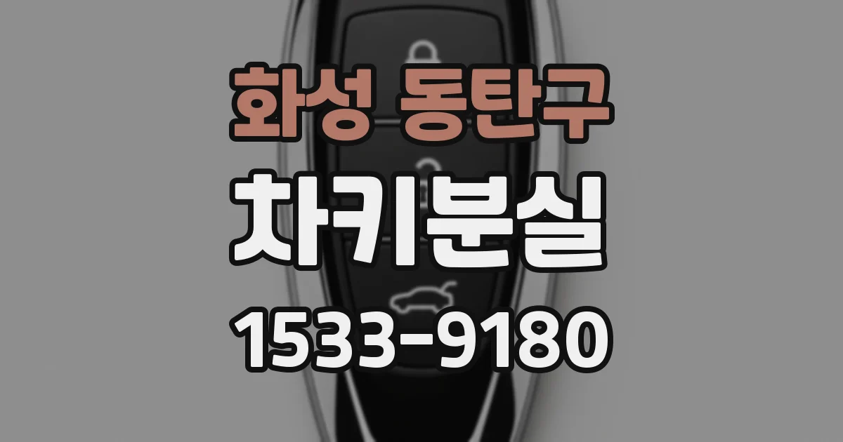 화성 동탄구 차키분실