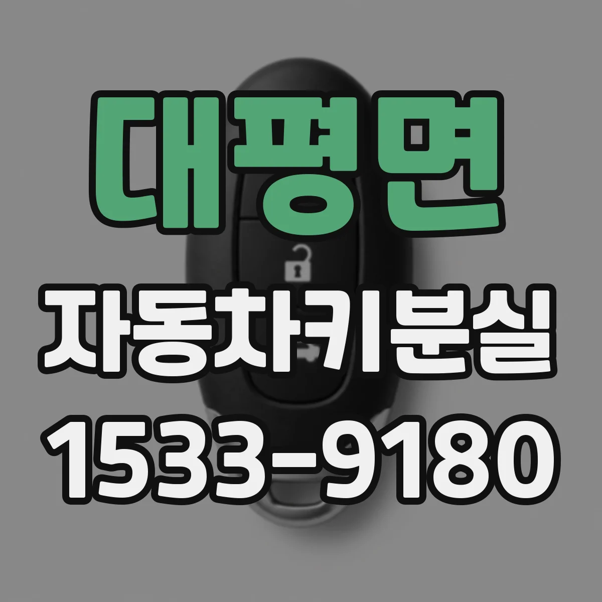 대평면 자동차키분실