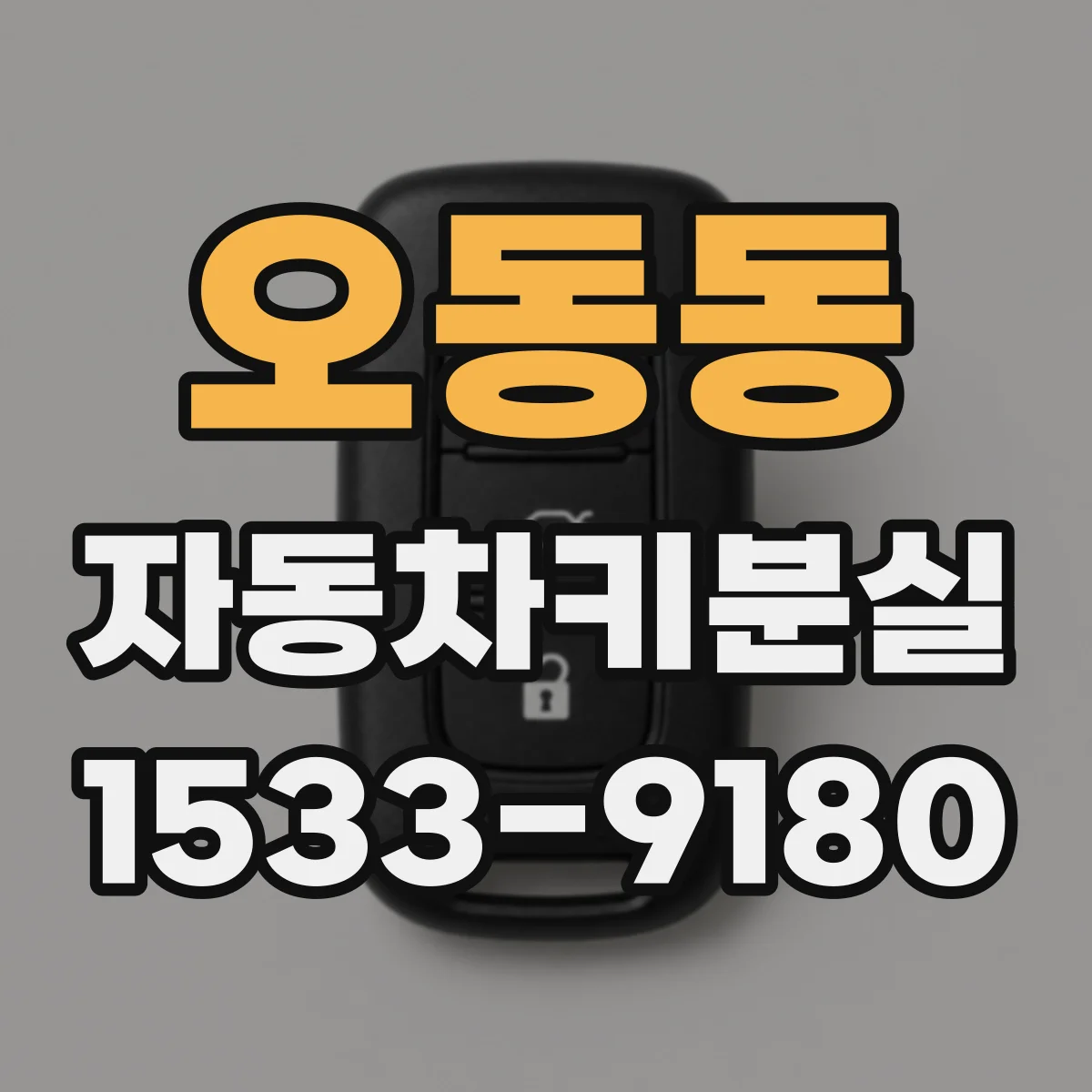 오동동 자동차키분실