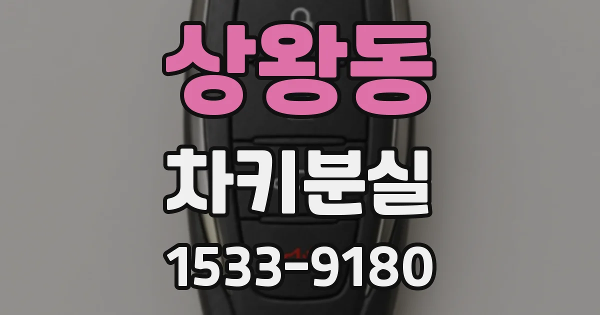 상왕동 차키분실
