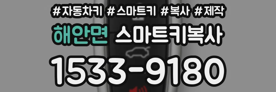 해안면 스마트키복사