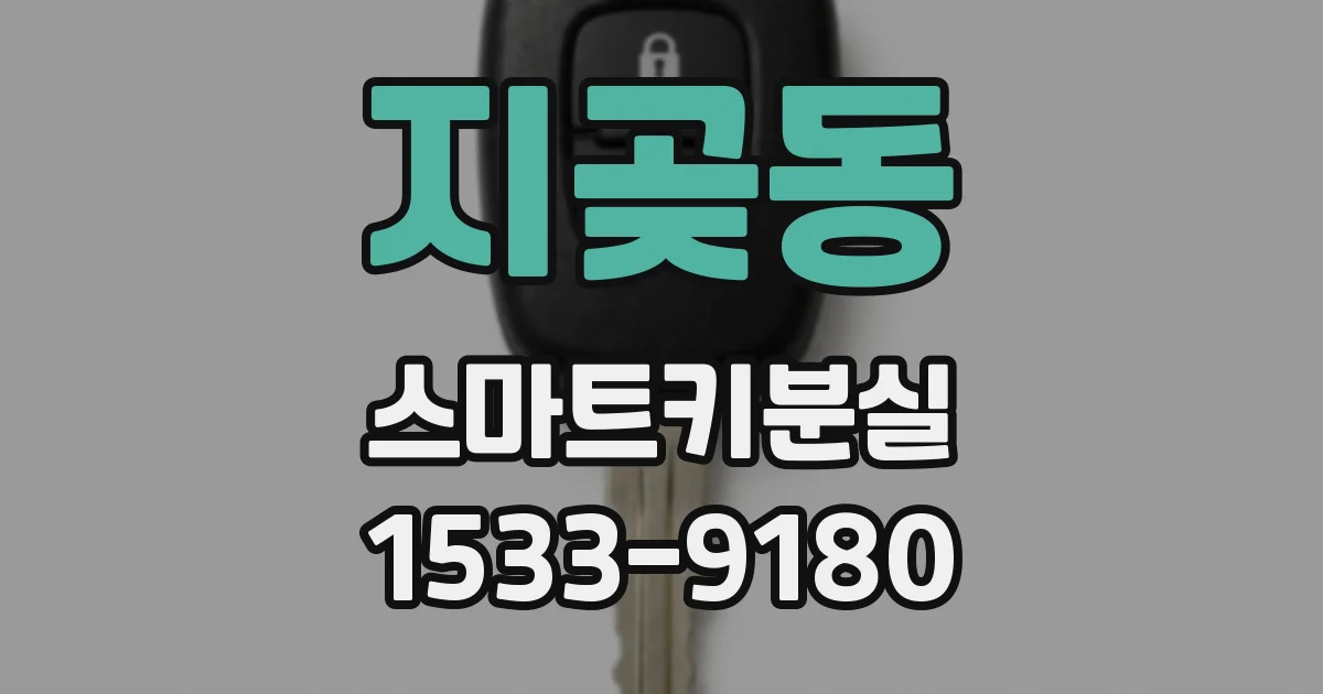 지곶동 스마트키분실