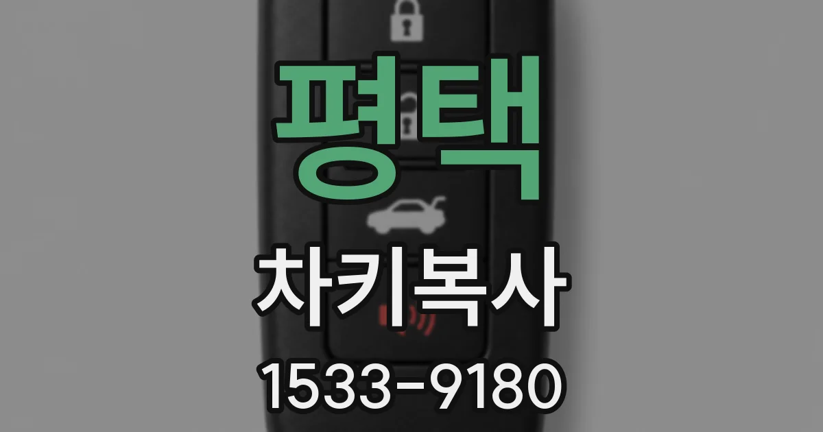 평택 차키복사