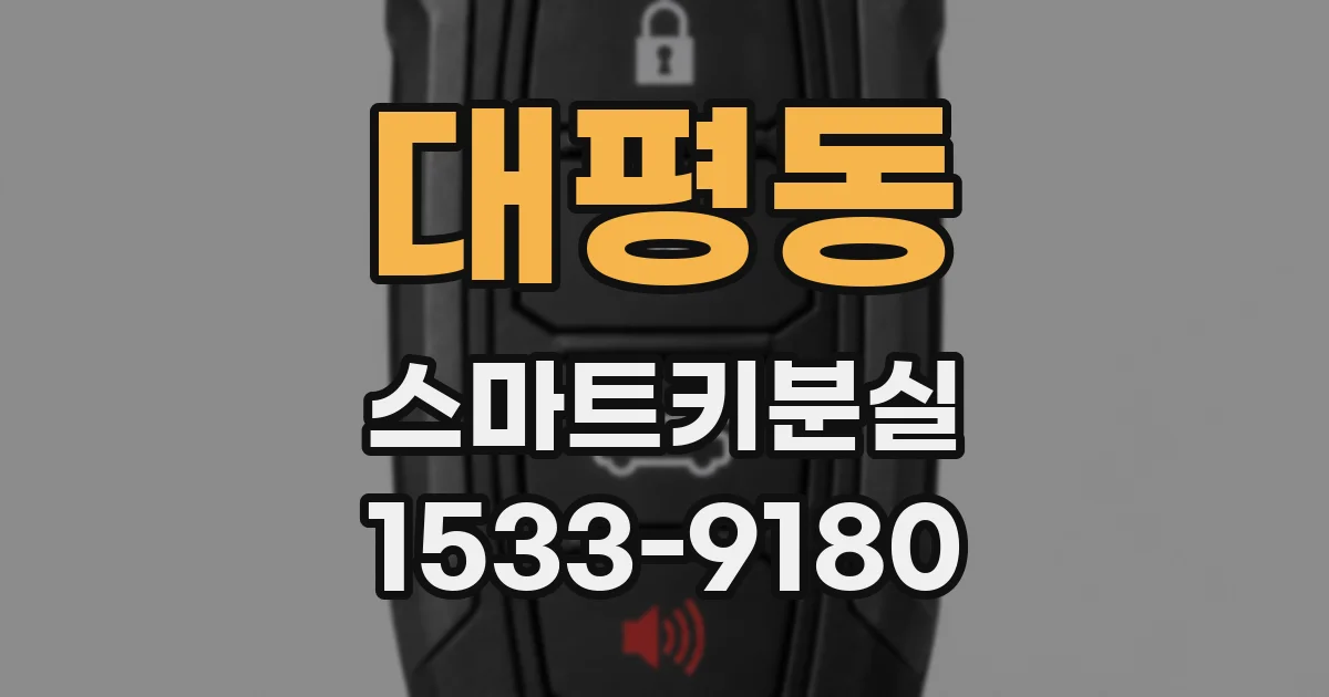 대평동 스마트키분실