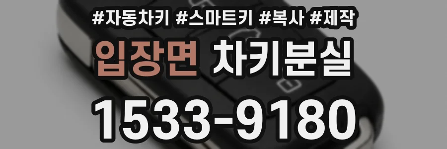 입장면 차키분실