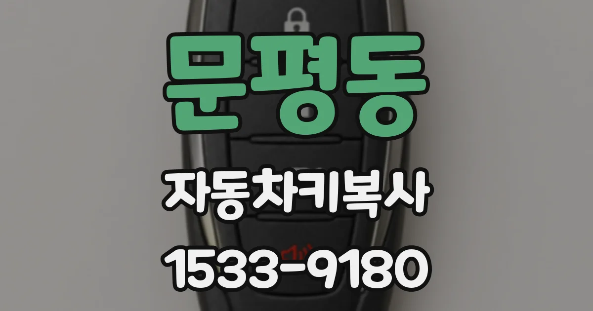 문평동 자동차키복사