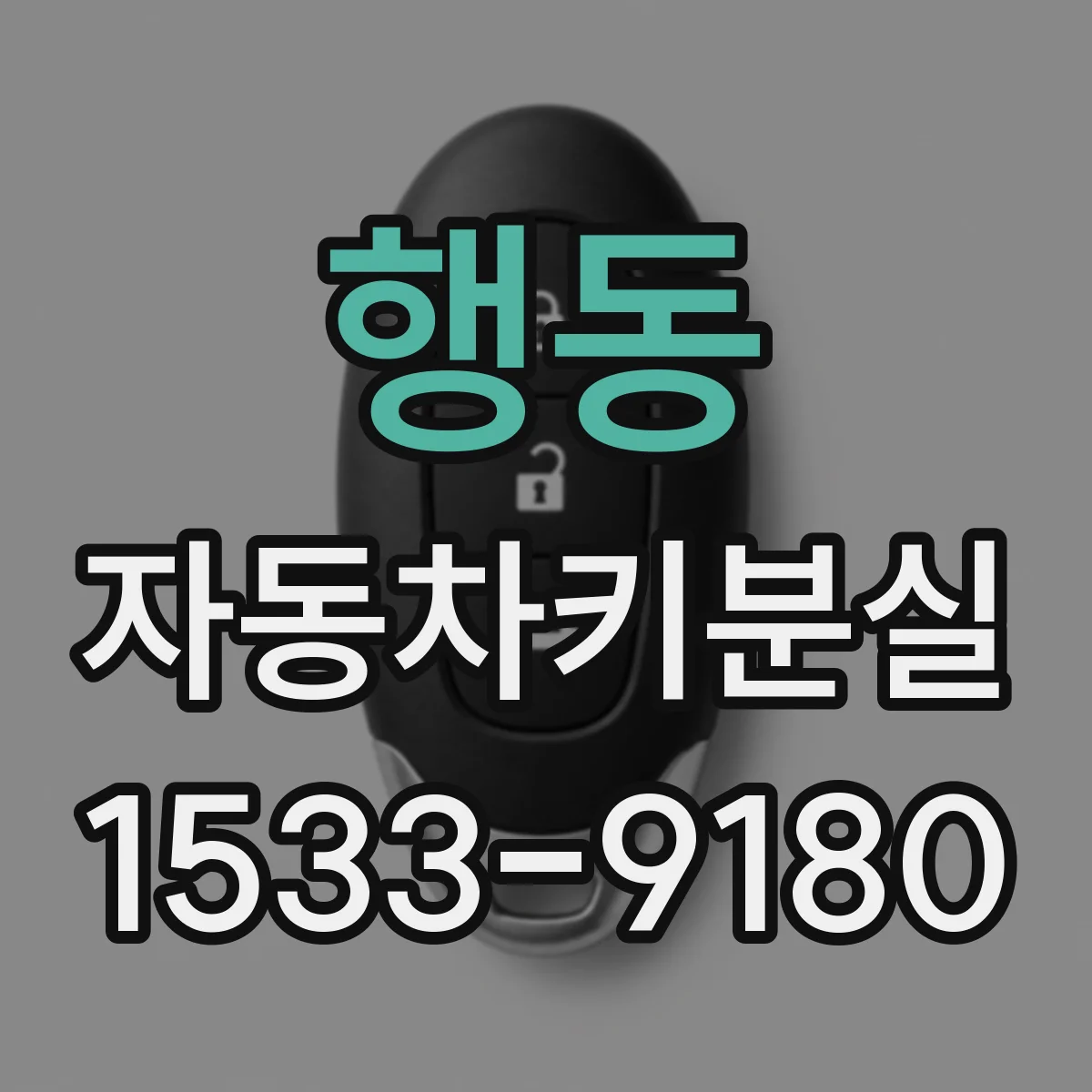 행동 자동차키분실