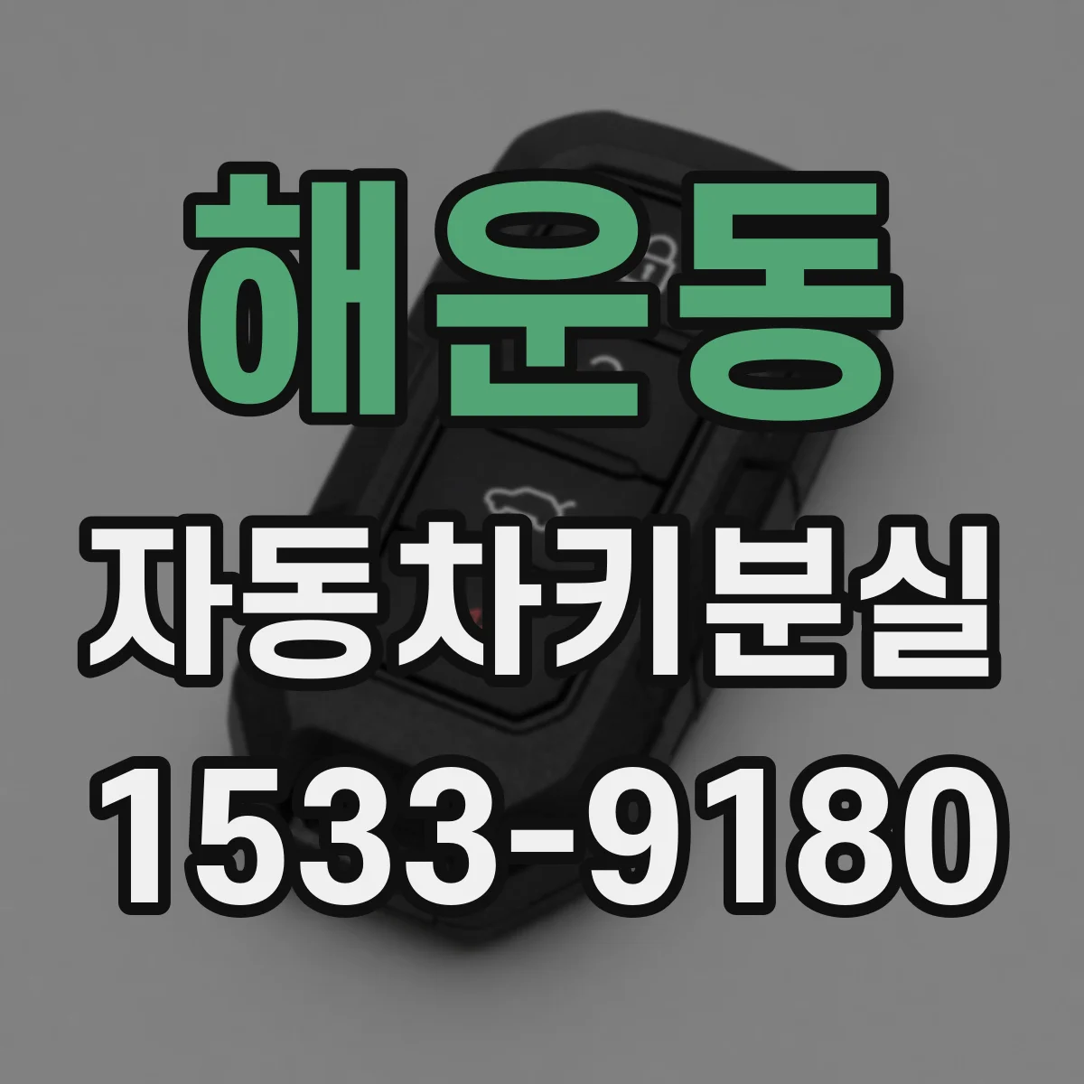 해운동 자동차키분실