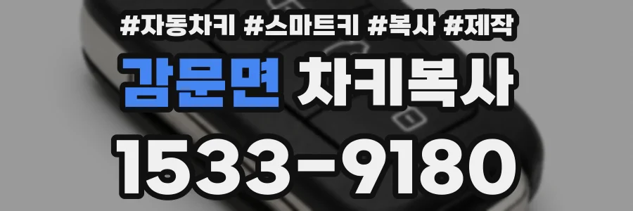 감문면 차키복사