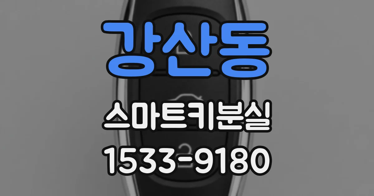 강산동 스마트키분실