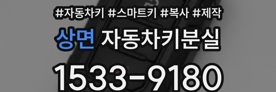 상면 자동차키분실