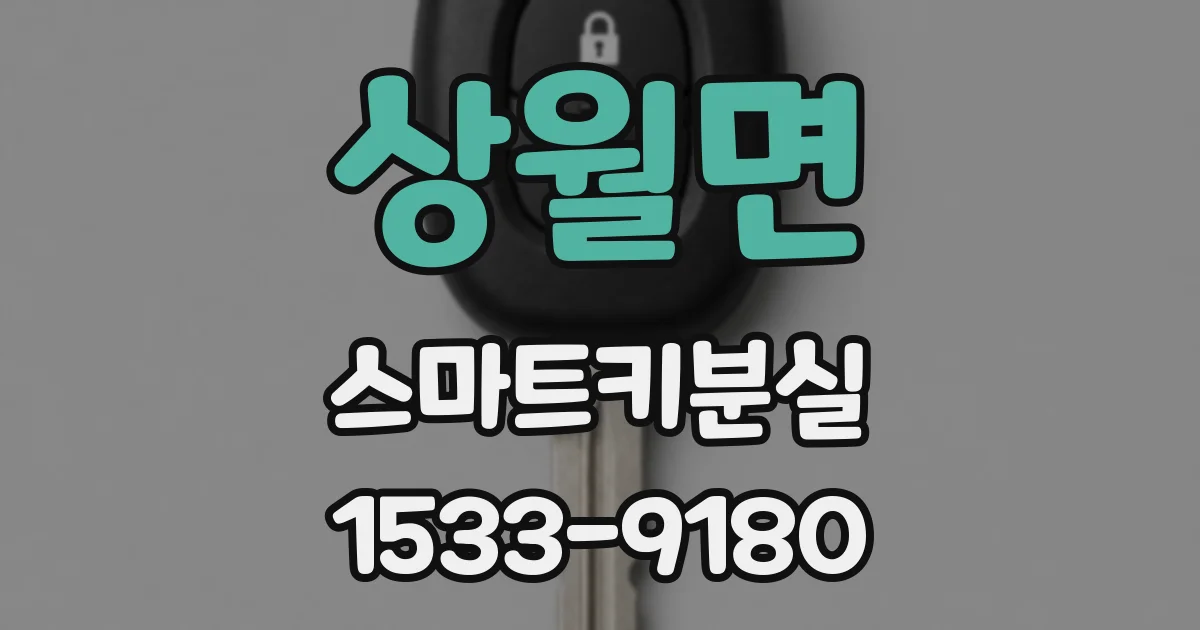 상월면 스마트키분실