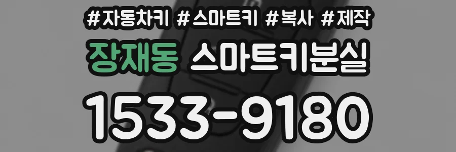 장재동 스마트키분실