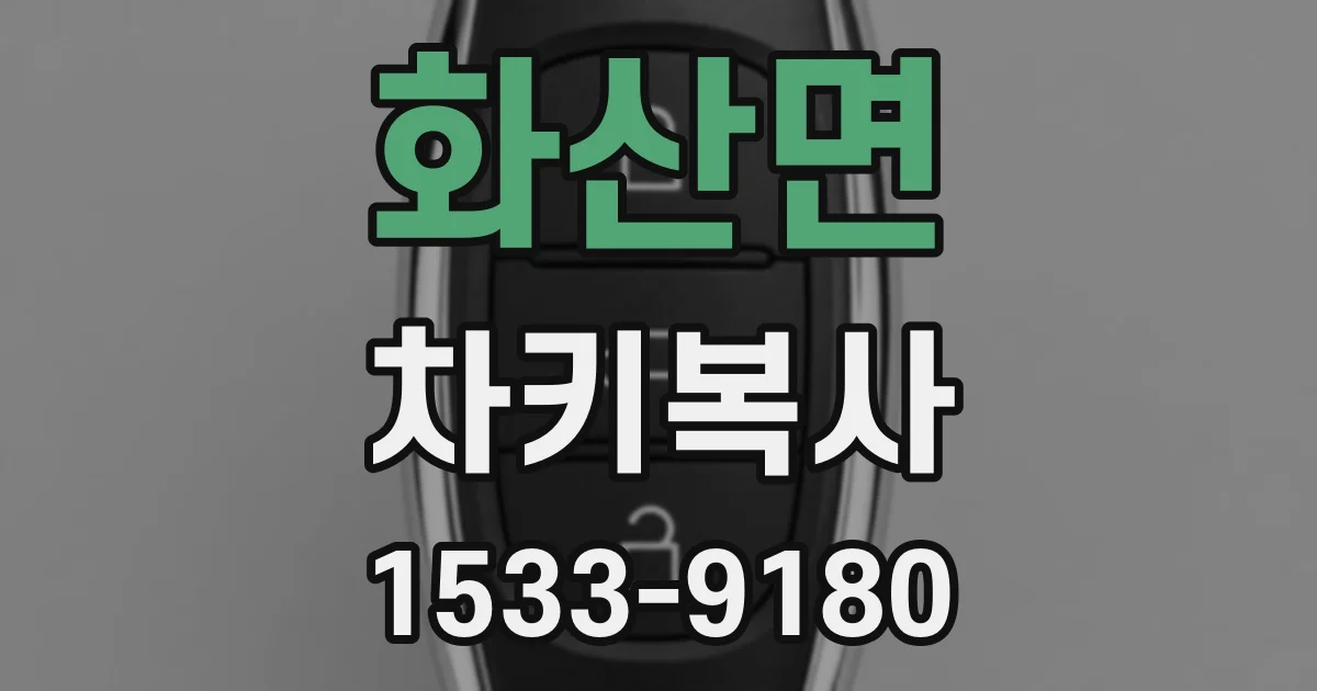 화산면 차키복사
