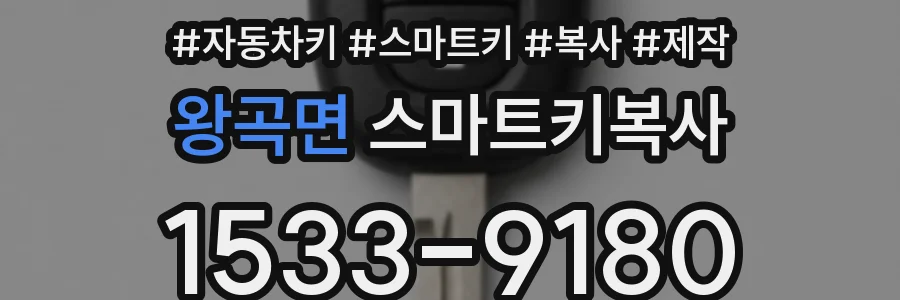 왕곡면 스마트키복사
