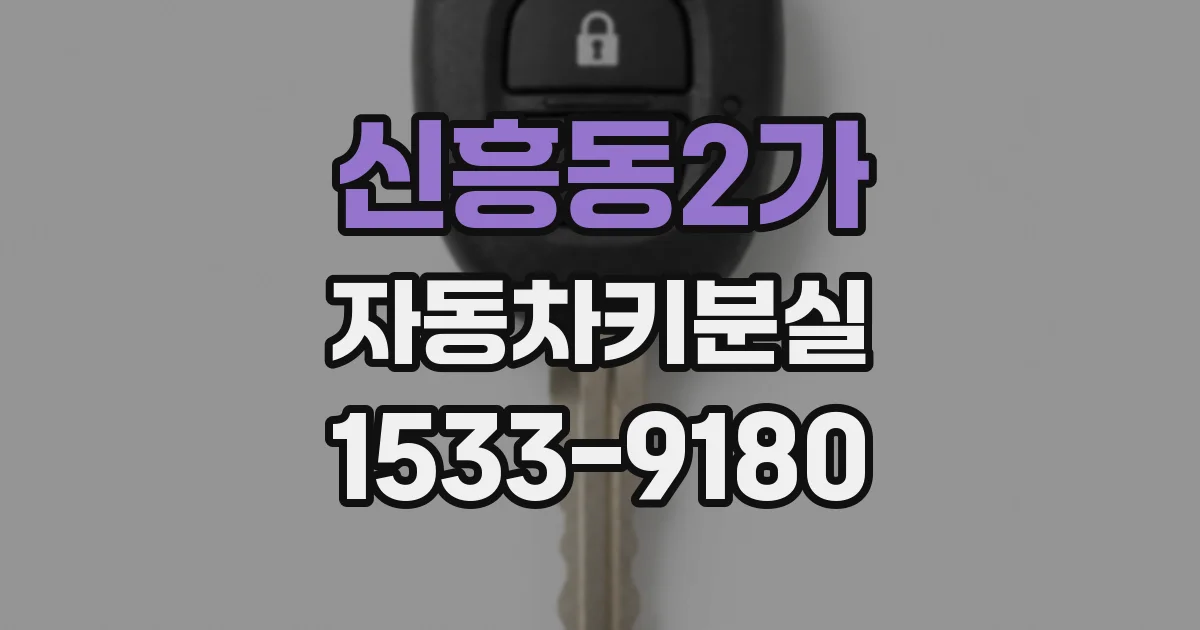 신흥동2가 자동차키분실