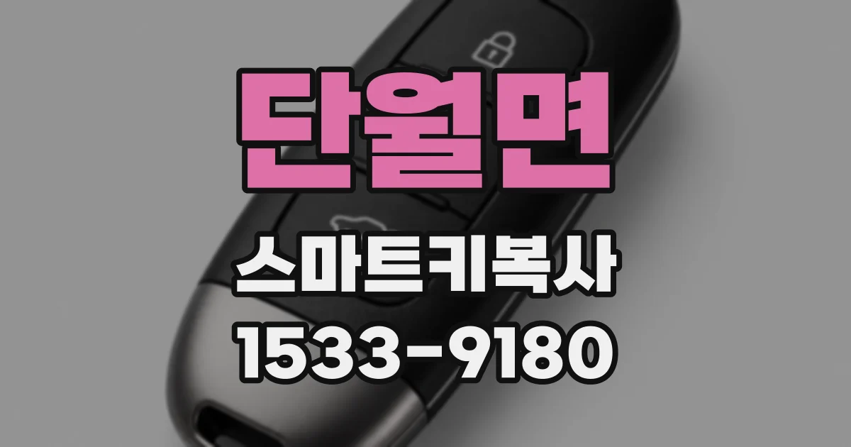 단월면 스마트키복사