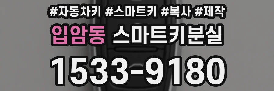 입암동 스마트키분실