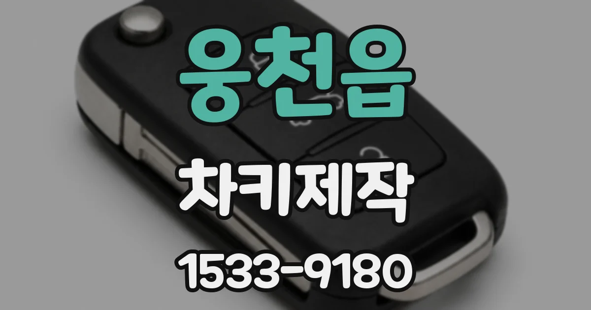 웅천읍 차키제작