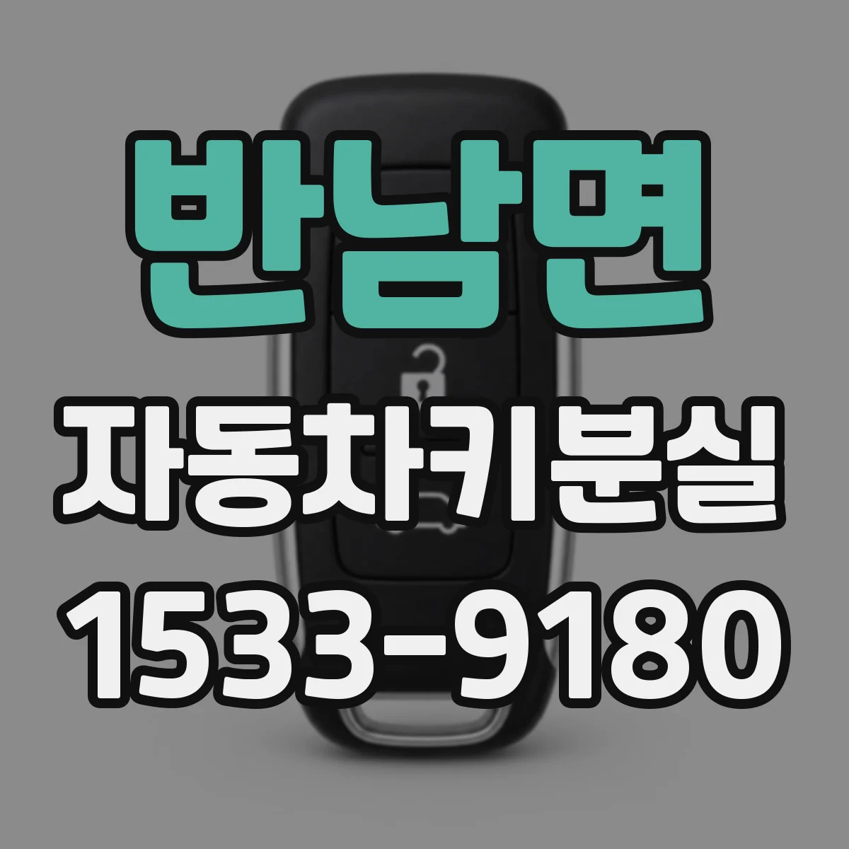 반남면 자동차키분실