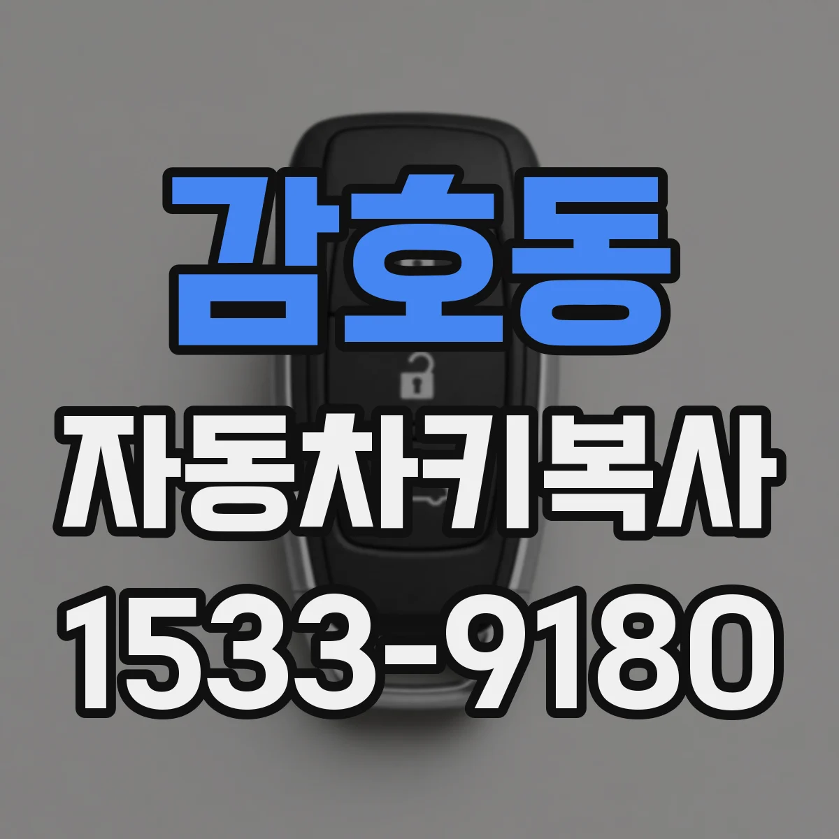 감호동 자동차키복사