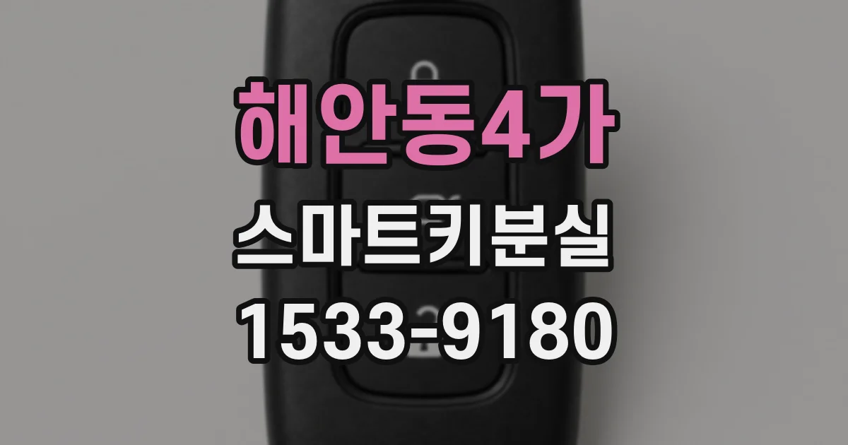해안동4가 스마트키분실