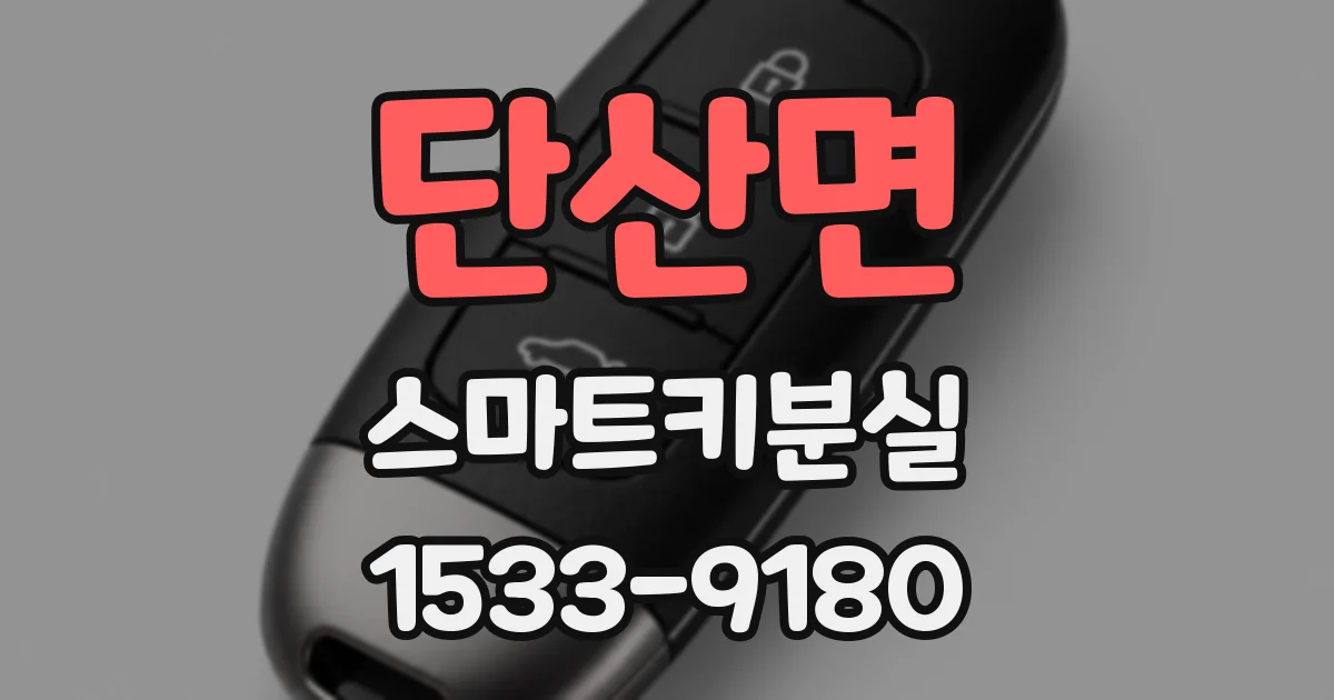 단산면 스마트키분실