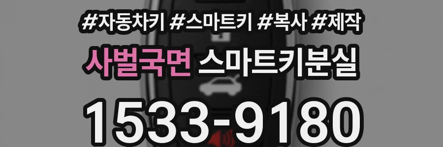 사벌국면 스마트키분실