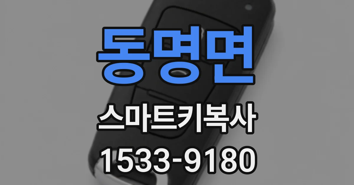 동명면 스마트키복사