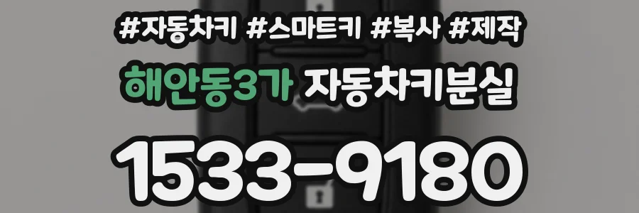 해안동3가 자동차키분실