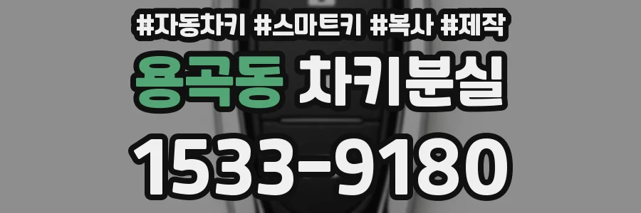 용곡동 차키분실