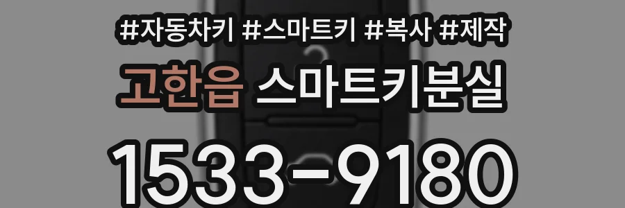 고한읍 스마트키분실