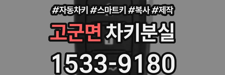 고군면 차키분실