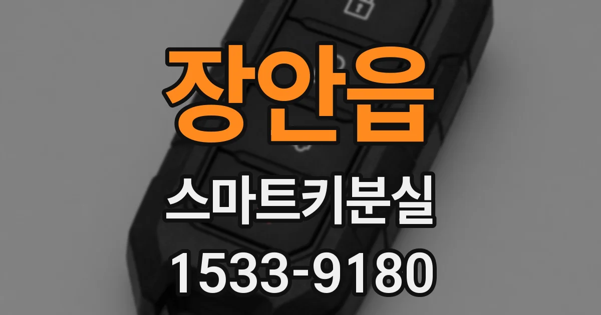 장안읍 스마트키분실