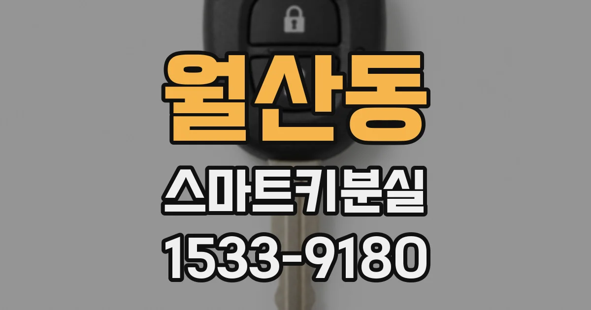 월산동 스마트키분실