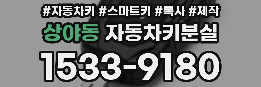 상야동 자동차키분실