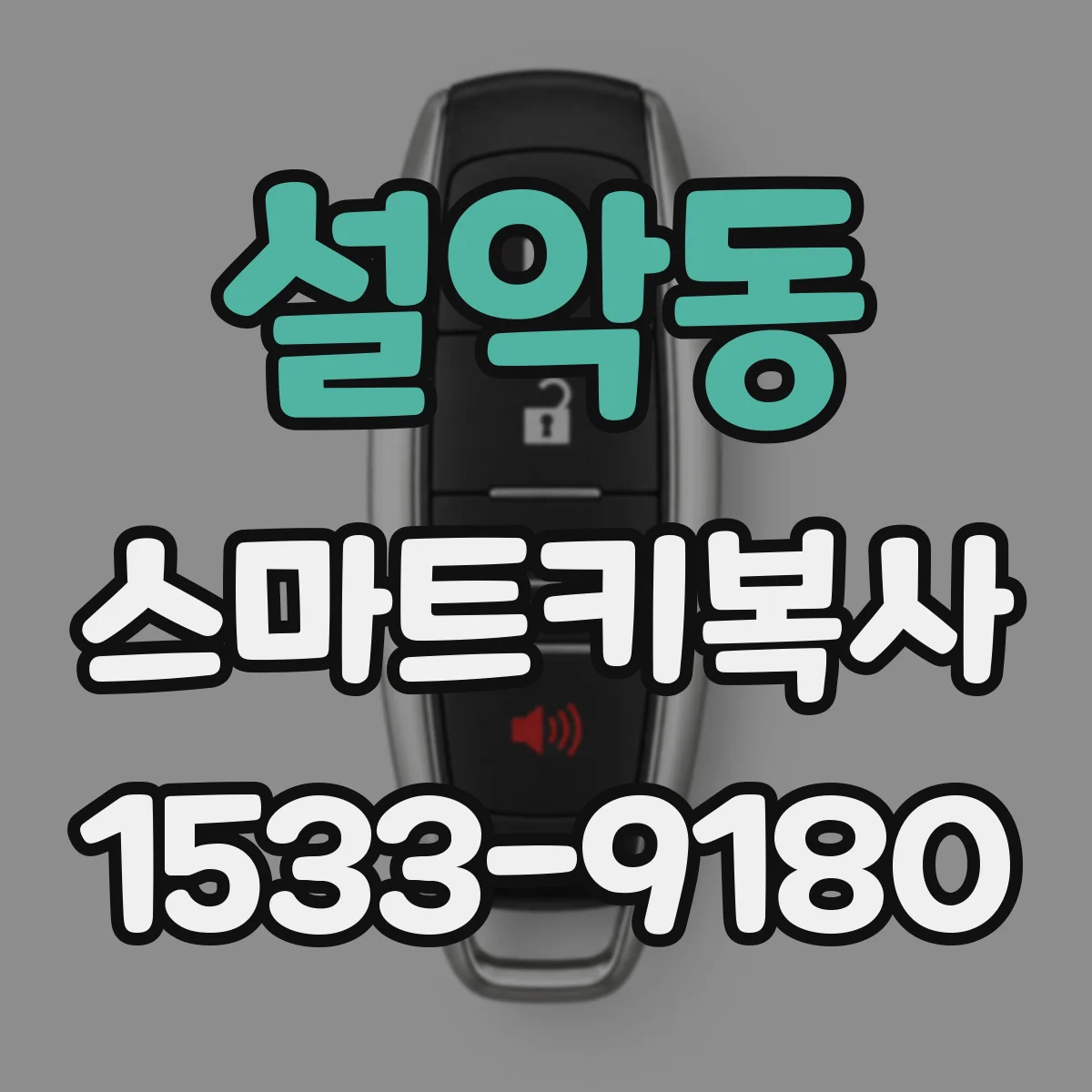 설악동 스마트키복사