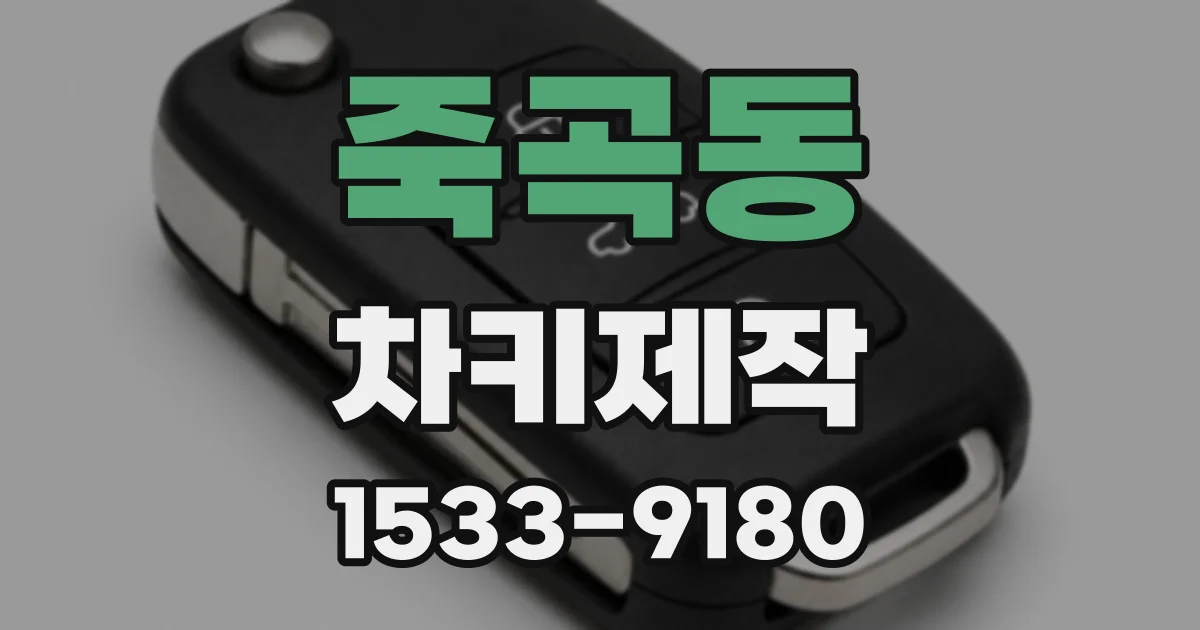 죽곡동 차키제작