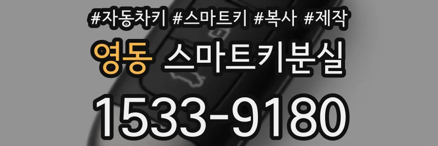 영동 스마트키분실