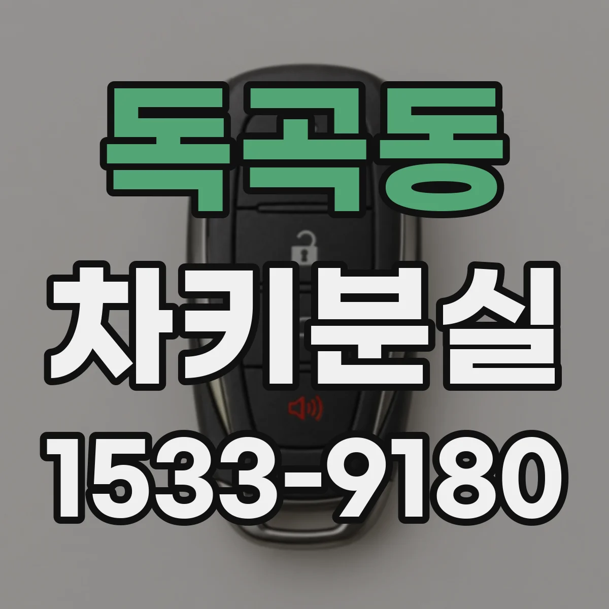 독곡동 차키분실