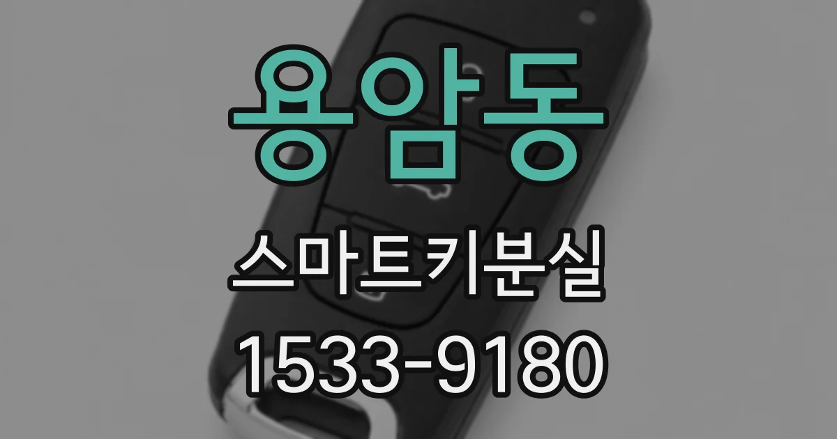 용암동 스마트키분실