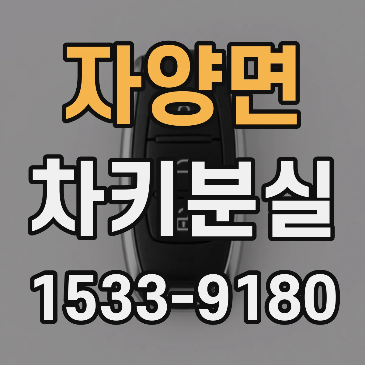자양면 차키분실