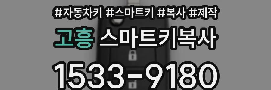 고흥 스마트키복사