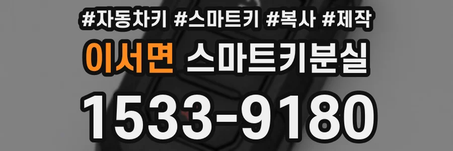이서면 스마트키분실