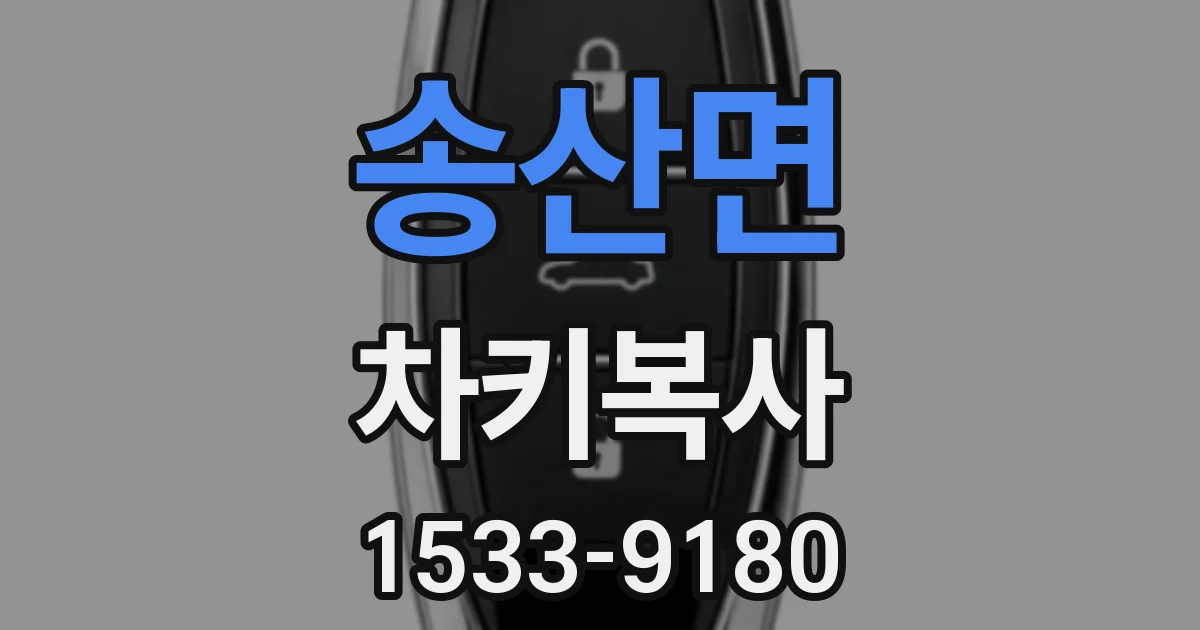 송산면 차키복사