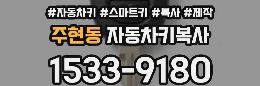 주현동 자동차키복사