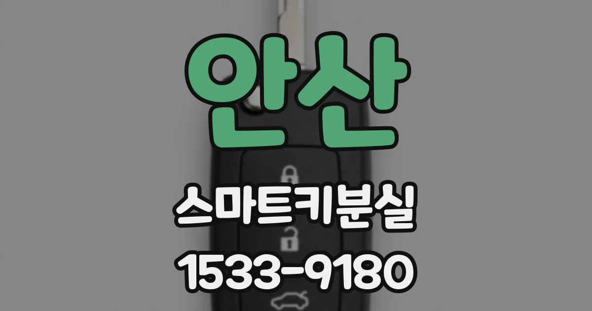 안산 스마트키분실