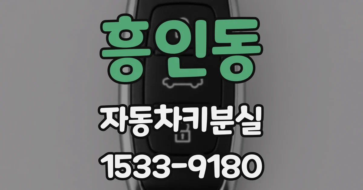 흥인동 자동차키분실