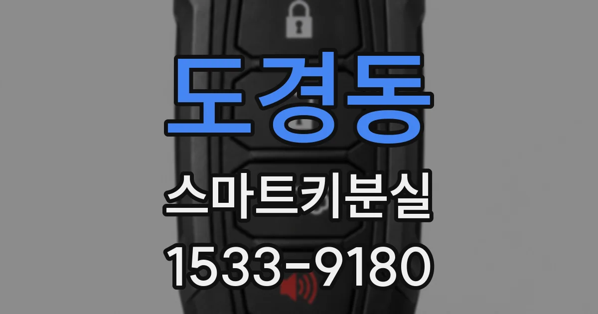 도경동 스마트키분실