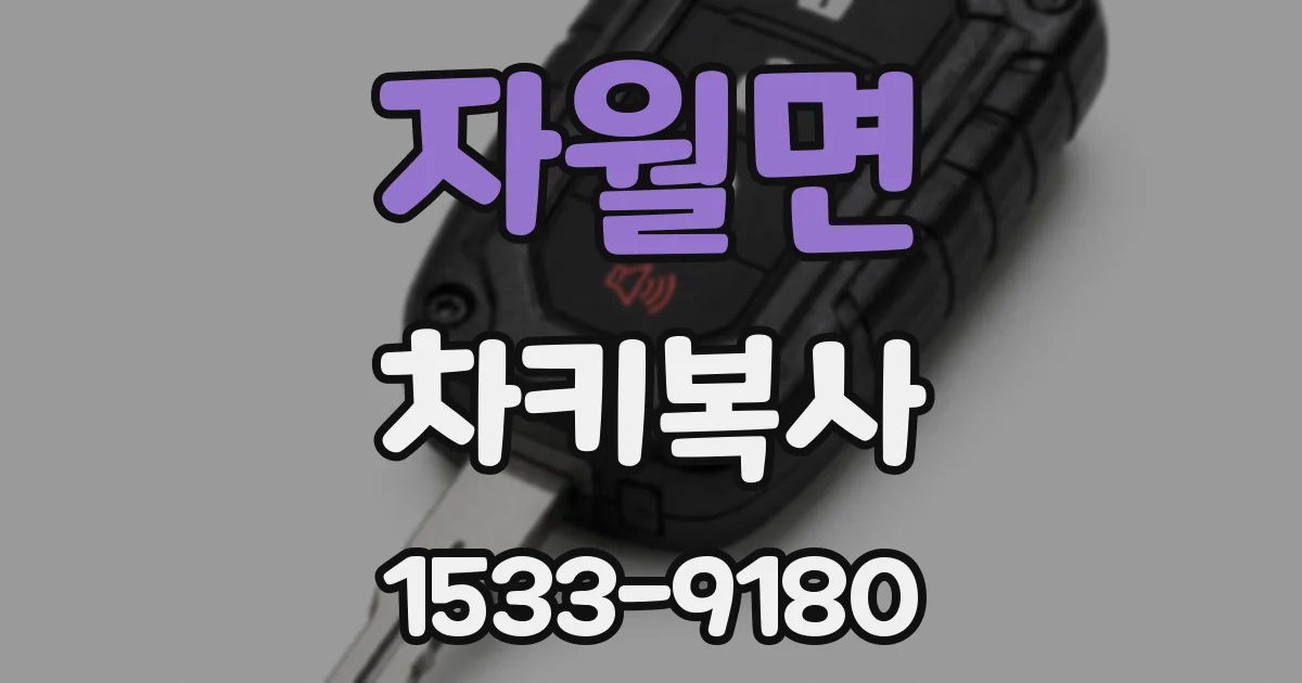 자월면 차키복사